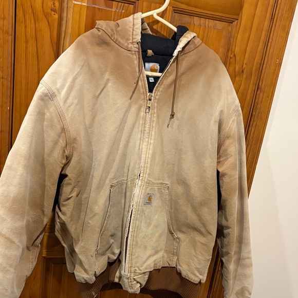 Carhartt Other - Carhartt Men's Tan Hooded Jacket 2XL Tall